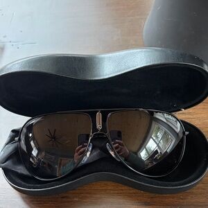 Men’s Carrera Dark Aviator Shades 0807 Black WJ 64-11-135